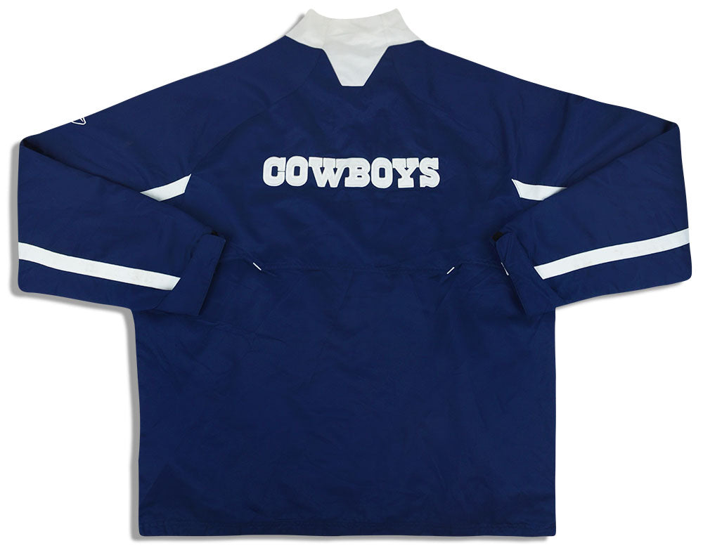 1990's DALLAS COWBOYS REEBOK 1/4 ZIP WINDBREAKER JACKET M