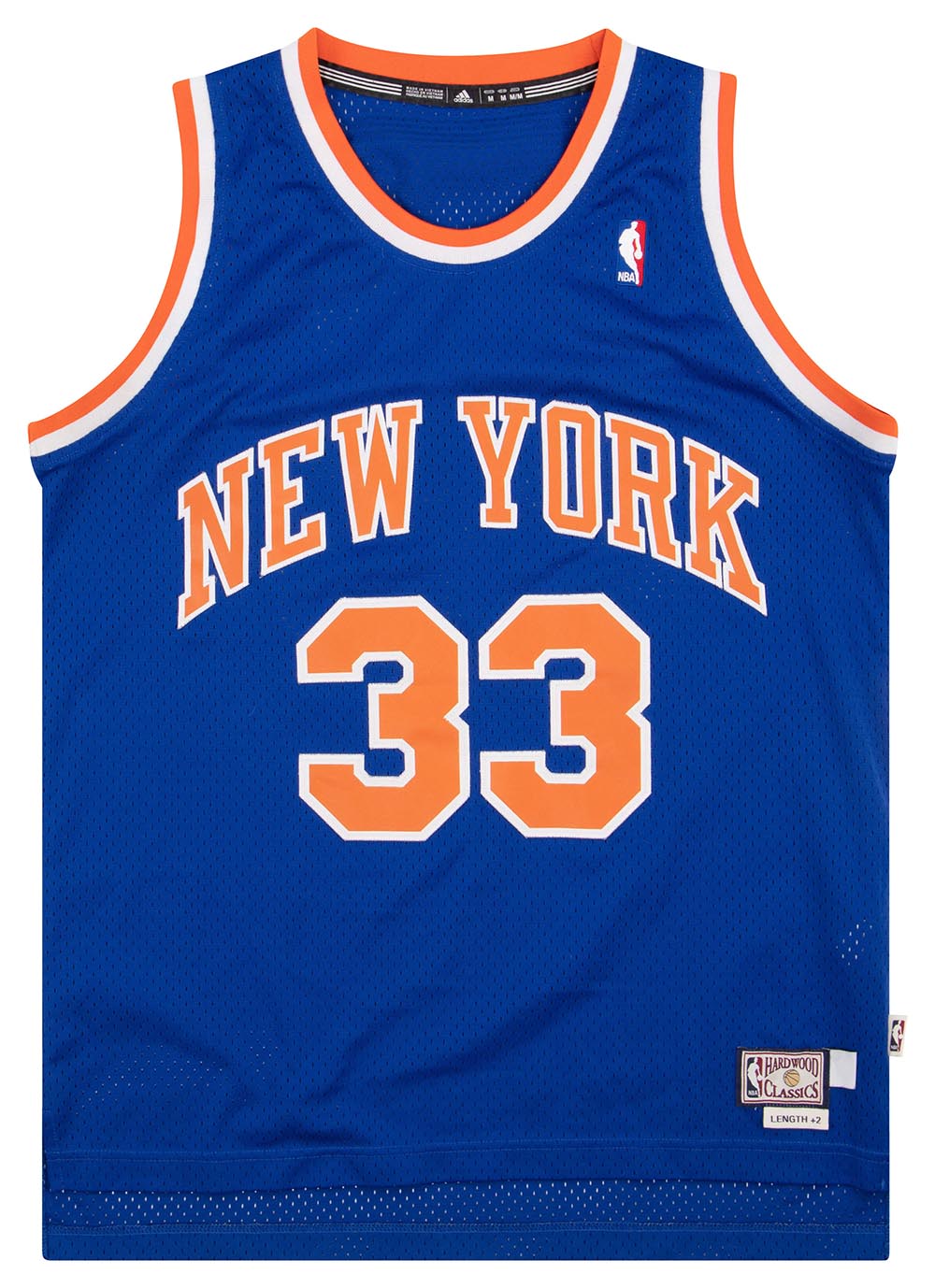 Corredor tienda Calma 1990-95 NEW YORK KNICKS EWING #33 ADIDAS HARDWOOD CLASSICS JERSEY (AWA -  Classic American Sports