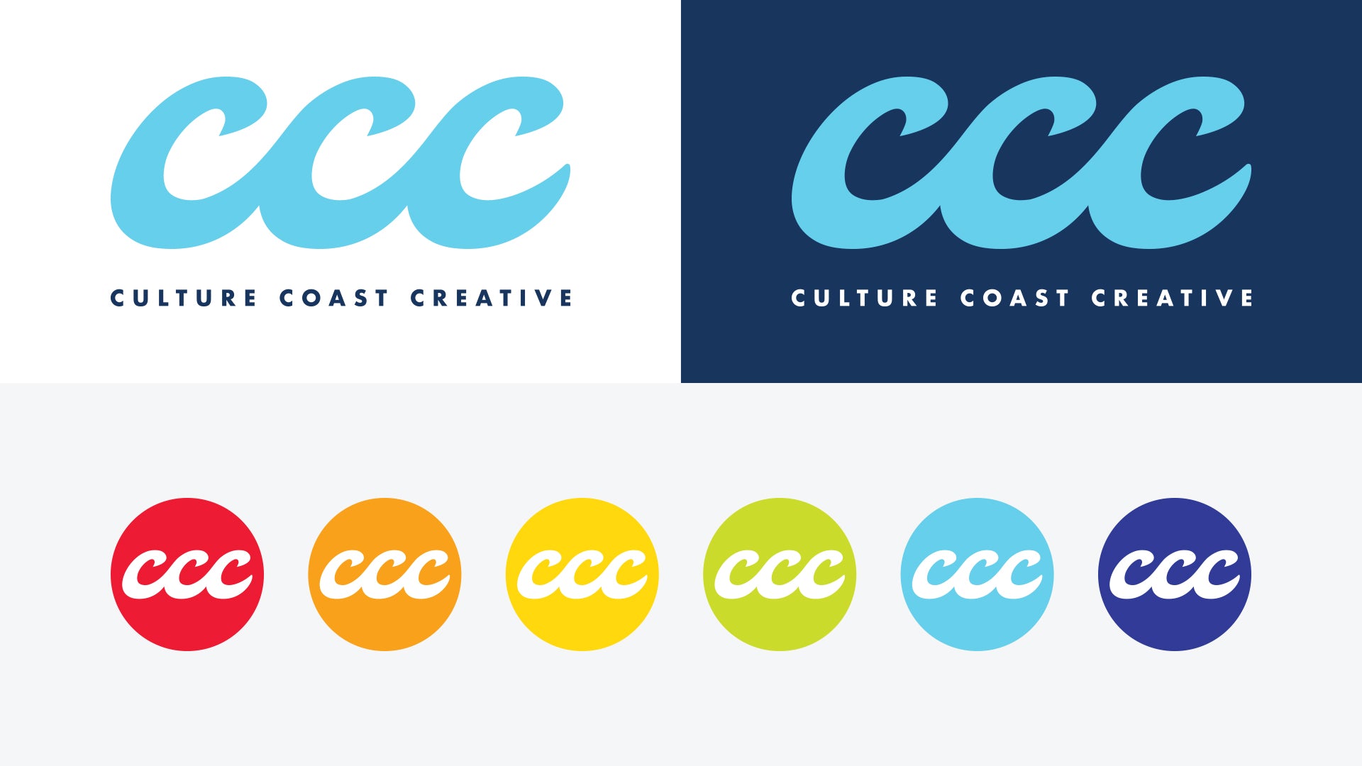 culture coast creative logos