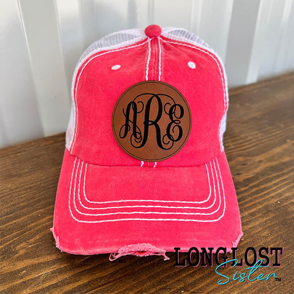 https://cdn.shopify.com/s/files/1/0571/7966/8687/files/Monogramroundhatpatchhotpinkdistressedhat_1024x.jpg?v=1695070580