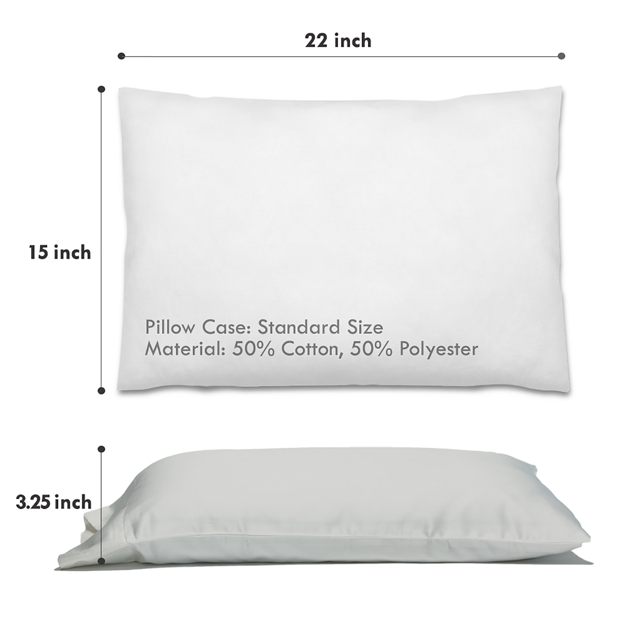 Natural Premium Buckwheat Sobakawa Pillow with Pillow Protective Cover ...