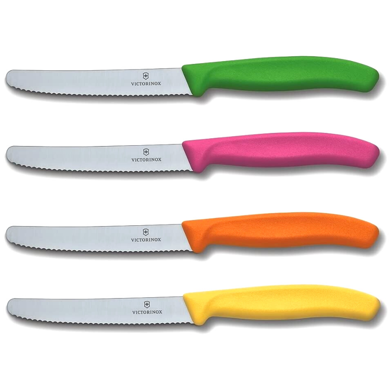 Victorinox Red Paring Knife - Wavy –