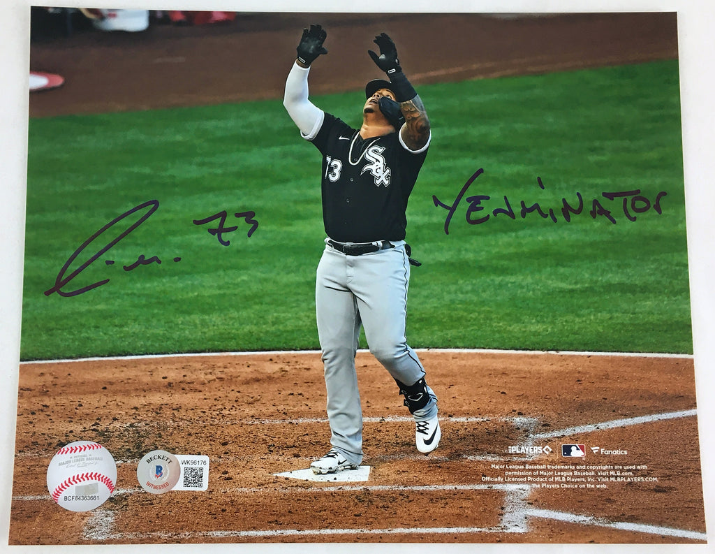 Yermin Mercedes Yerminator Autographed 16x20 Photo in Gray Jersey: BM  Authentics – HUMBL Authentics