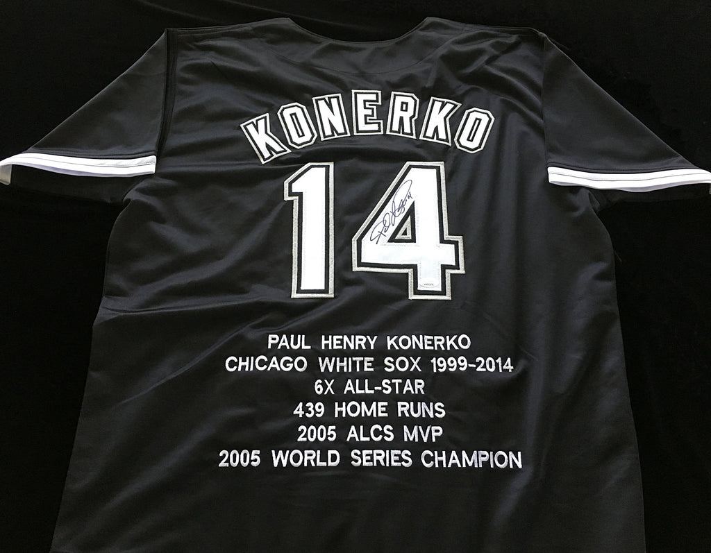 Paul Konerko 2005 Team Issued Jersey and Autographed Baseball