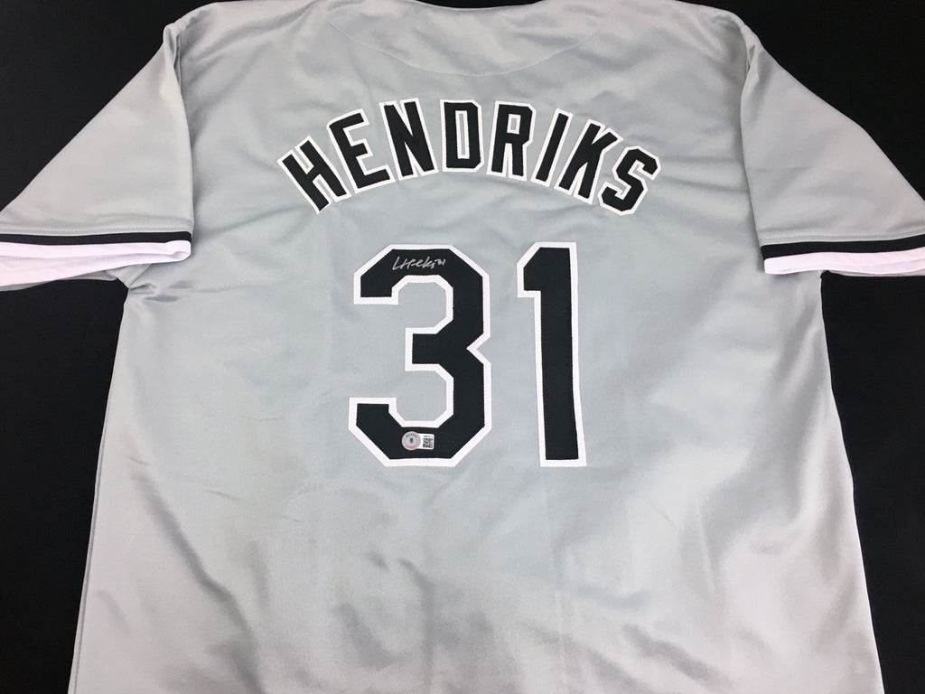 Liam Hendriks Signed Autographed White Throwback Baseball Jersey