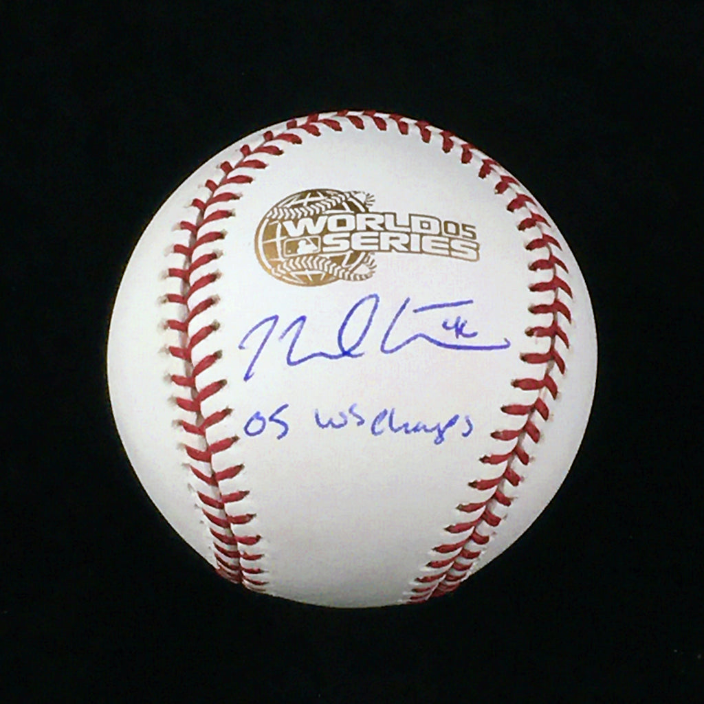 BOBBY JENKS signed (2005 WORLD SERIES) White Sox OML baseball BECKETT  BH055543