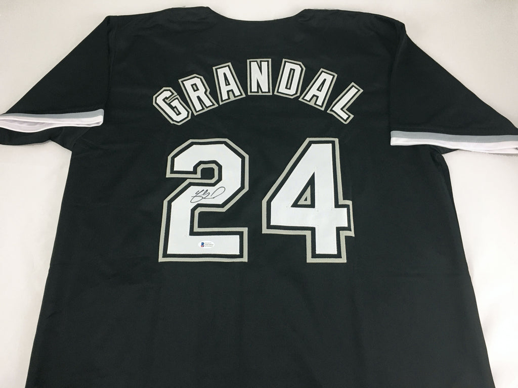 Ozzie Guillen Signed Autographed Black Baseball Jersey with JSA