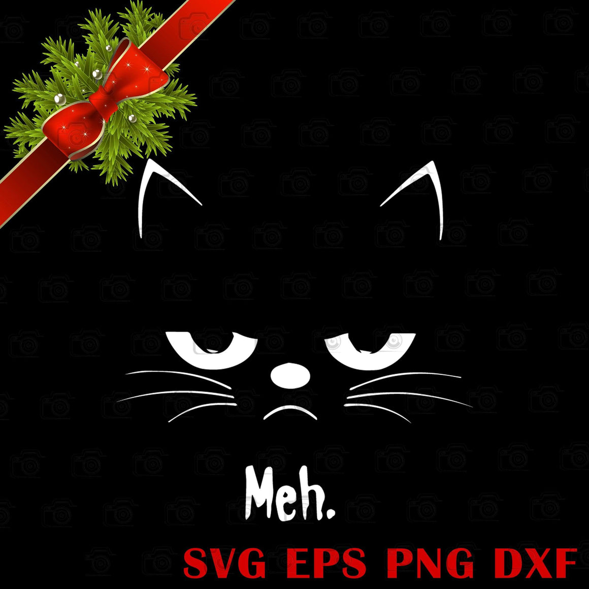 Funny Meh , Cat Lovers, Cute Cat, Cat Funny, Svg Eps Png Dxf – Layered Svg