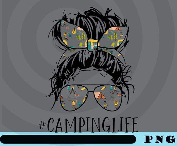 Free Free 78 Messy Bun Camping Life Svg SVG PNG EPS DXF File