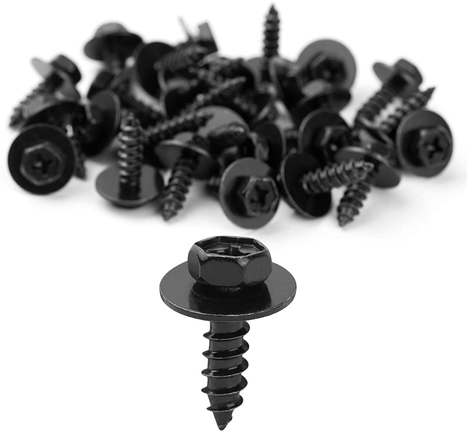luxlead Fender Liner Screws Compatible with Lexus - Wheelhouse Liner Bumper Cover Screws Bolts Nails Clips Fit for Toyota Camry Avalon Tacoma Sequoia Lexus, Replacement for 90159-60477, 30Pcs