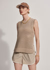 Darin Longline Knit Tank : Cashmere Stone / S