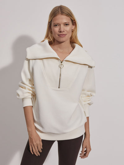 Varley Women's Manning Sweatshirt, Eggnog, Off White, Medium : :  Clothing, Shoes & Accessories