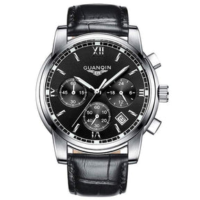 Business Style Mens Watches Top Brand Luxury Chronograph Quartz Watch Men Stainless Steel Date Waterproof Sport Wrist Watch Man
