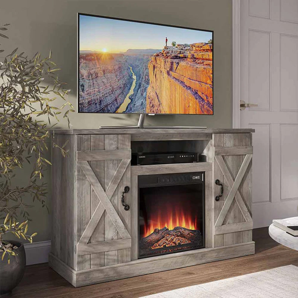 Veropeso Fireplace TV Stand