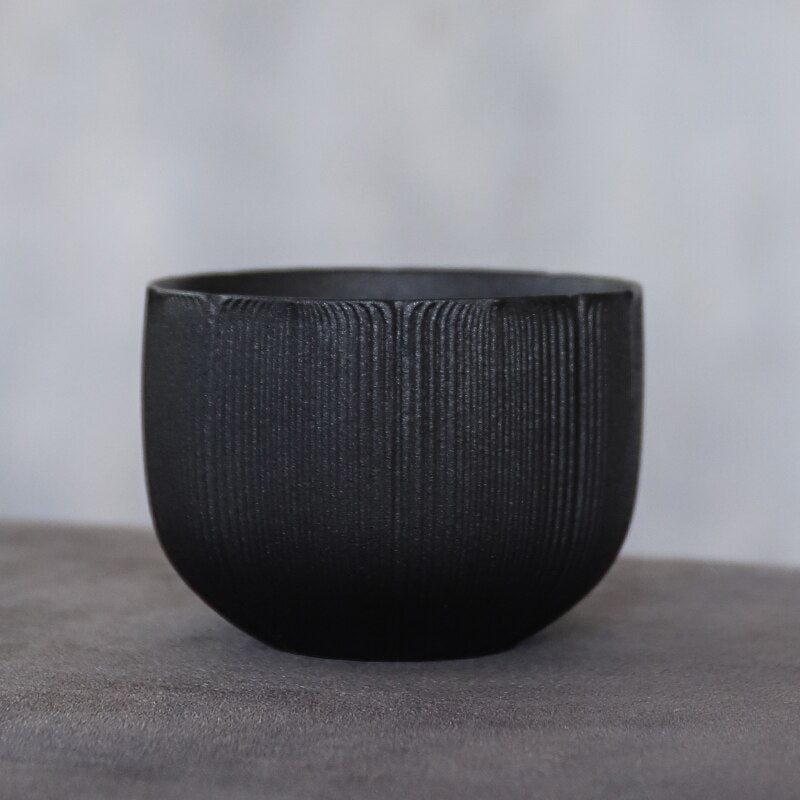 Traditional Matcha Tea Set Natural Bamboo Whisk Maker Ceramic Black Bowl