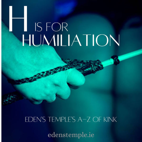 H is for Humiliation, Eden's Temples A-Z of Kink. Buy Sex Toys Online Ireland.
