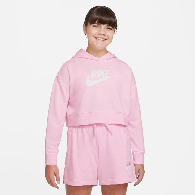 SUDADERA NEGRA NIÑA NIKE SPORTSWEAR DC7210