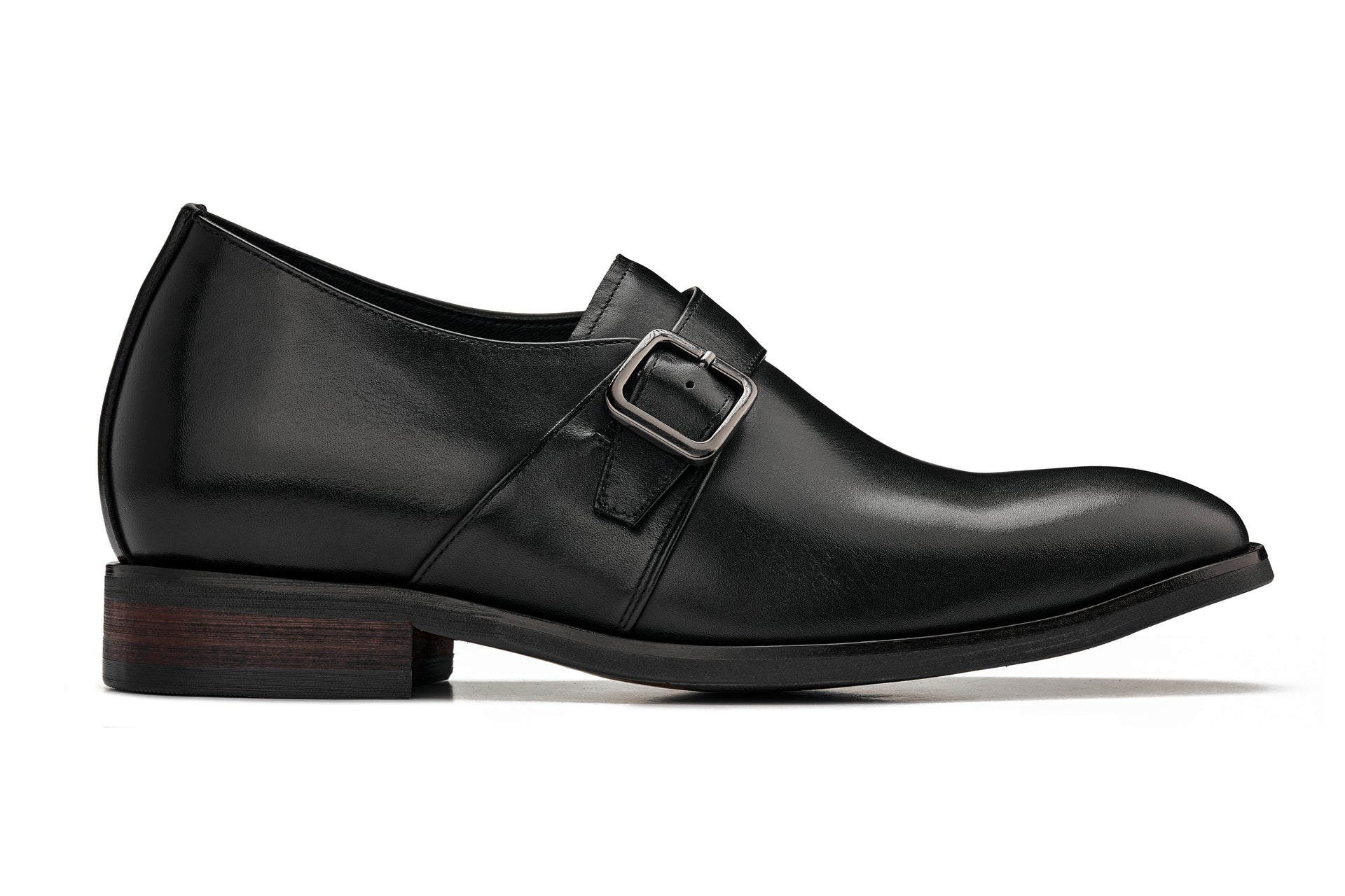 Lottusse Maison Oxfords T1650, Black Leather Mens Shoe Size USA 11, EU 45