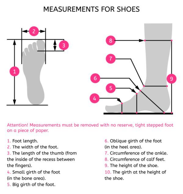 HOW TO CHOOSE THE CORRECT SHOE SIZE WHEN SHOPPING ONLINE? — DOLITA