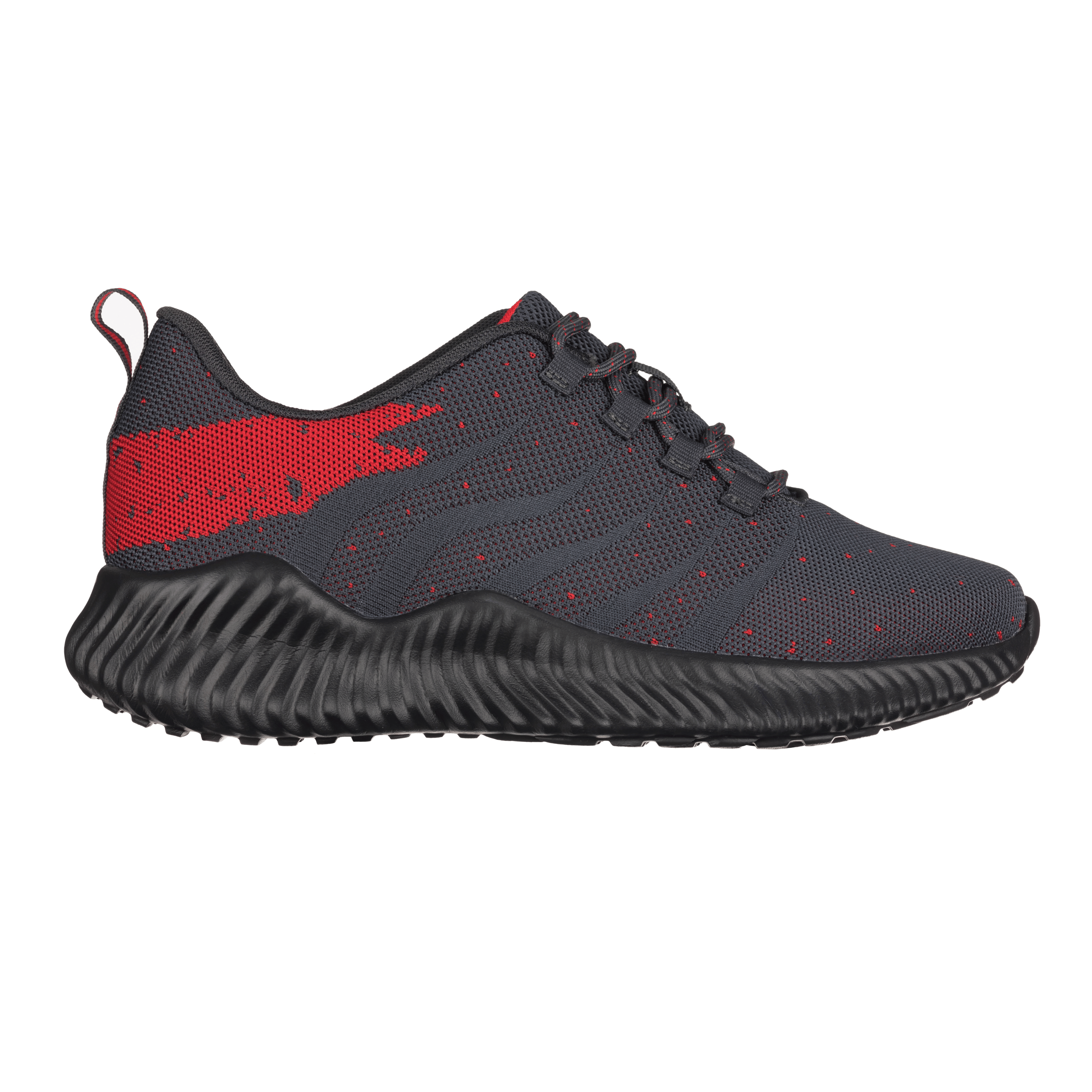 CALTO - Q218 - 2.8 Inches Taller (Grey/Red) - Ultra Lightweight - Tallmenshoes.com product image