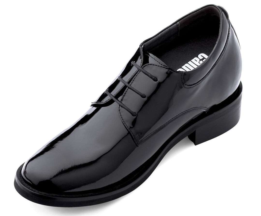 CALDEN Patent Leather Elevator Shoes - TallMenShoes.com – Tallmenshoes.com