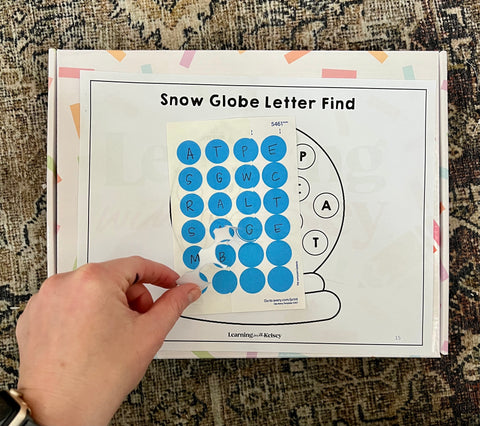 LETTER FIND PRESCHOOL ACTIVITY