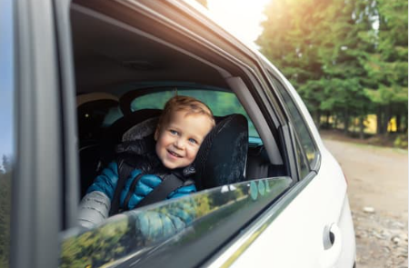 toddler in a car seat