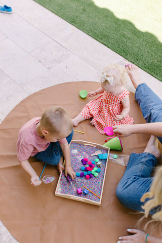 sensory bin play for Summer Activities to Beat the Heat