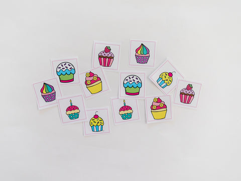 cupcake memory activity