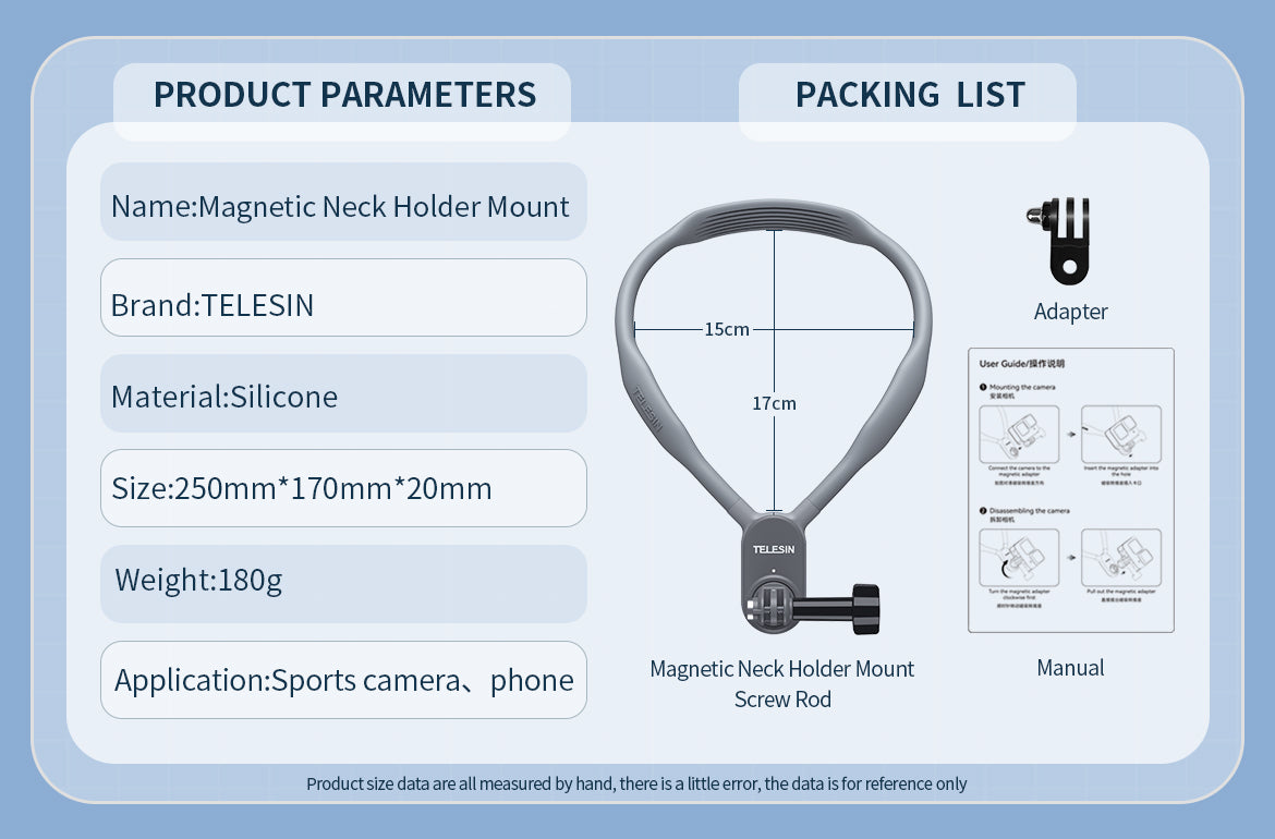 En forme de U Magnetic Neck Mount Holder Support Support Wearable Lazy Phone  Holder Rack