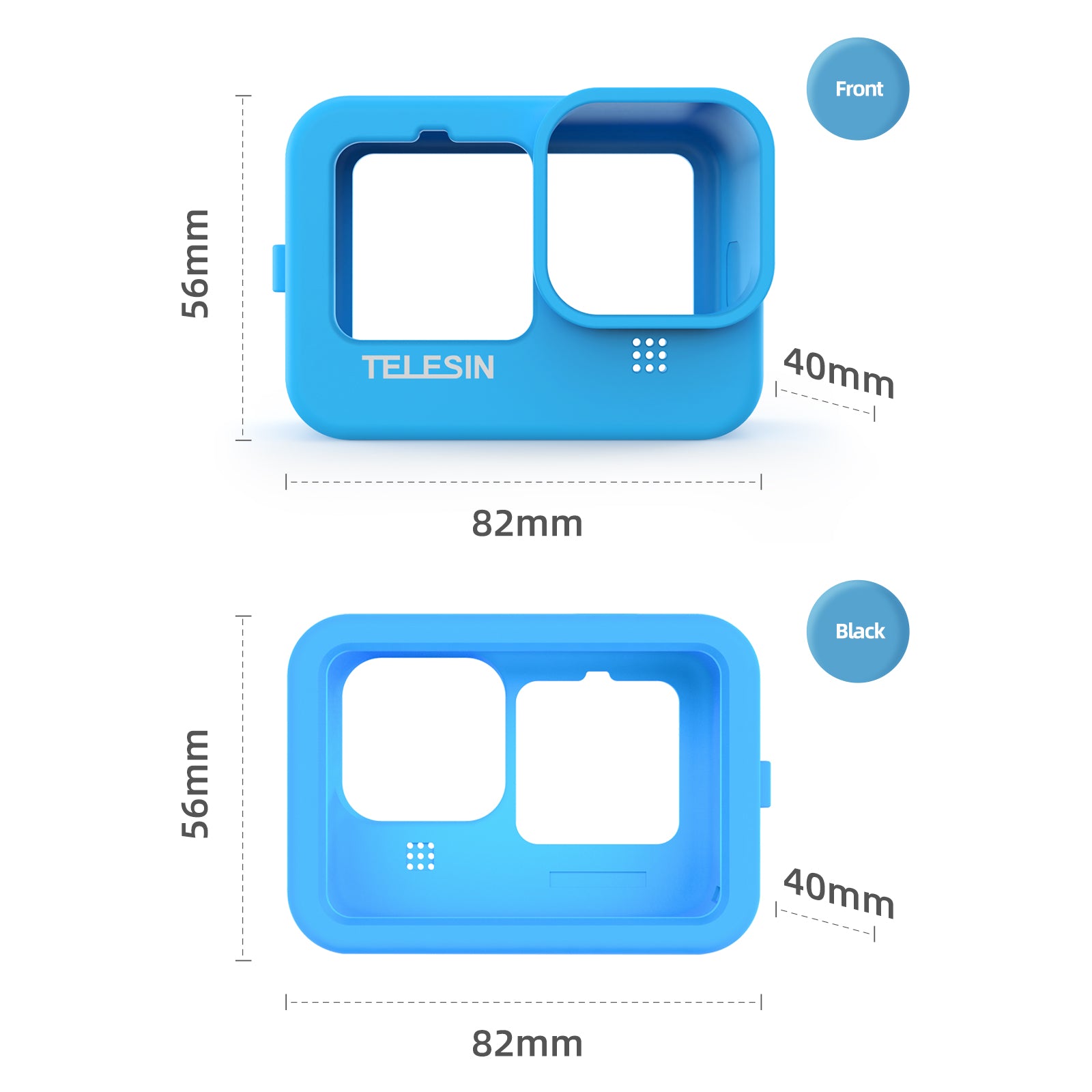TELESIN Silicone Soft Case Protector for GoPro Hero 11