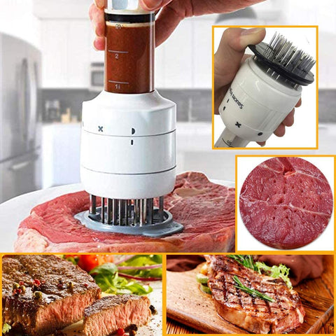 Kitchen's Favorite Stainless Steel Meat Injector