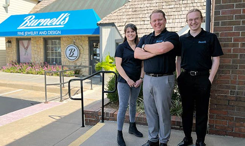 Members of Burnell's Fine Jewelers team