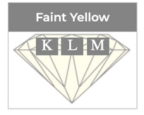 faint yellow diamond color scale