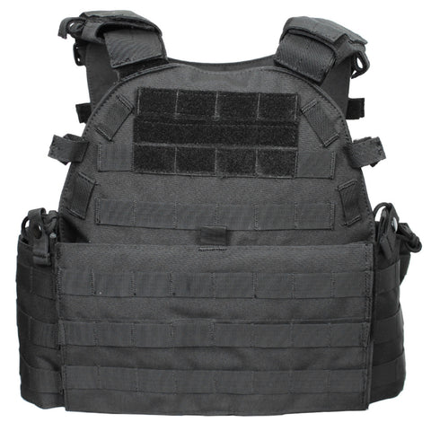 Lancer Tactical 6094 MOLLE Plate Carrier Vest - Black | Airsoft N More