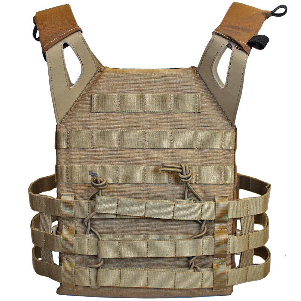 Lancer Tactical JPC MOLLE Jumpable Plate Carrier Vest - Coyote Brown ...