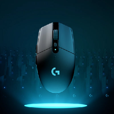 Logitech Signature M650 L Full Size Wireless Mouse-Graphite & Logitech G304  Lightspeed Wireless Gaming Mouse, Hero Sensor, 12,000 DPI, Lightweight, 6