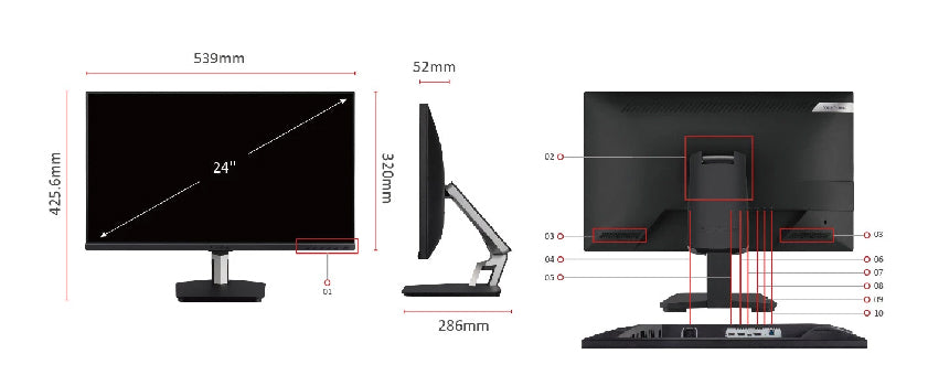 VESA-compatible mount