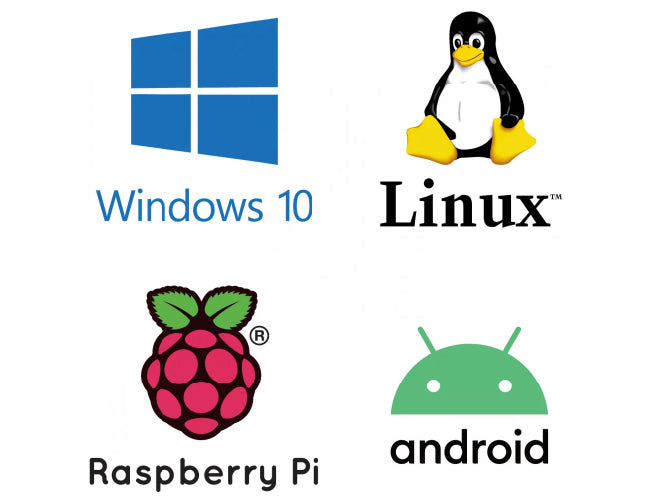 Touch support with Windows, Android, Chrome, Linux and Raspberry Pi