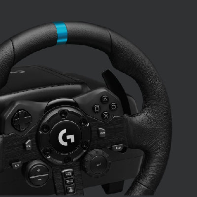 Logitech G G923 Black, Stainless steel USB 2.0 Steering wheel + P