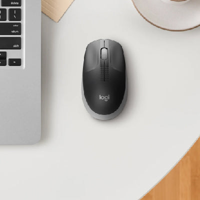 Logitech Wireless Mouse M190 - Full Size Ambidextrous Curve Design,  18-Month Battery with Power Saving Mode, Precise Cursor Control &  Scrolling, Wide