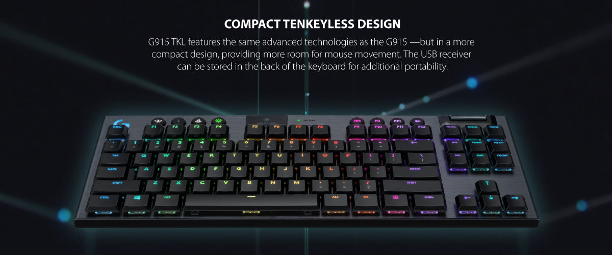 COMPACT TENKEYLESS DESIGN