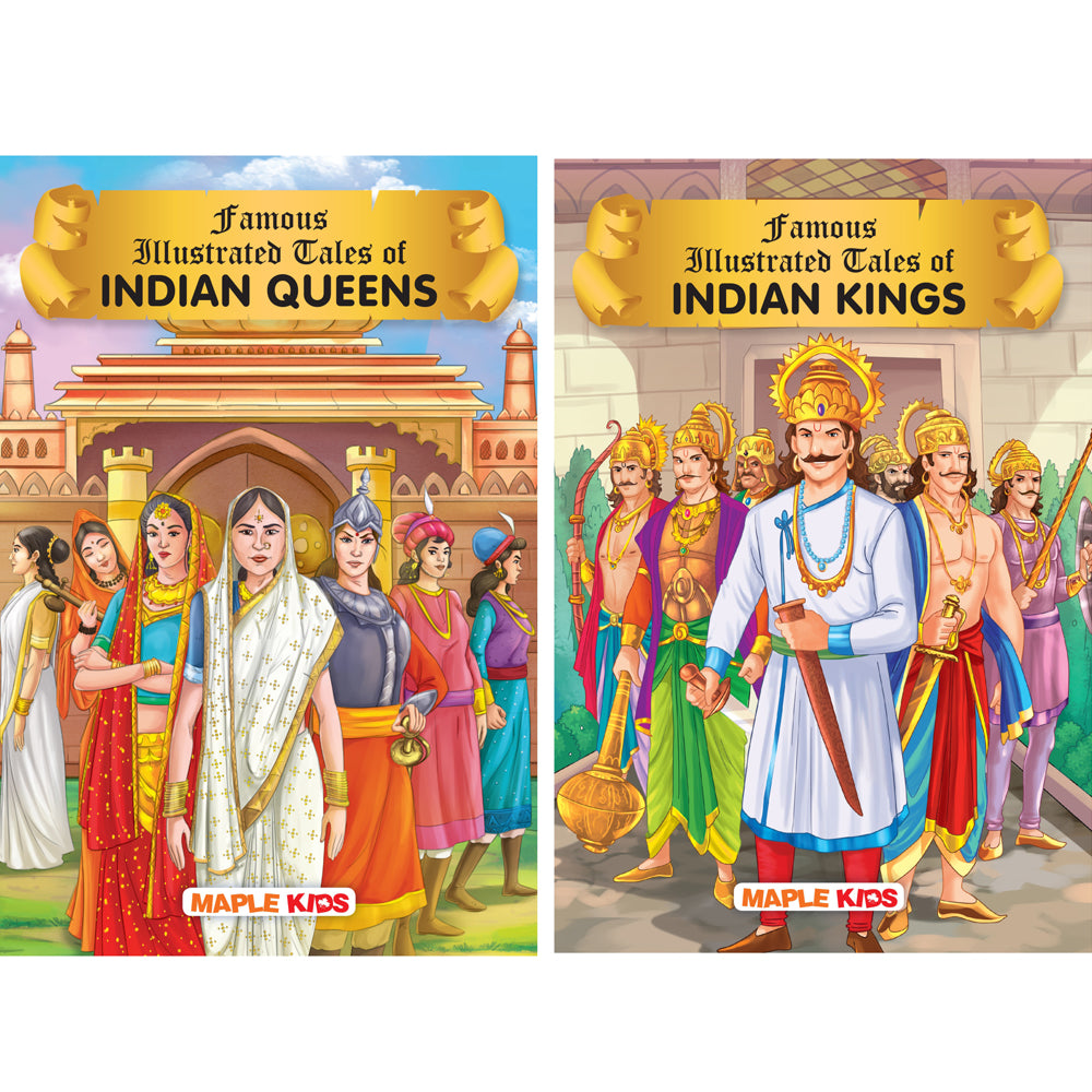 Tales of Indian Kings and Queens (Set of 2 Books) — Maple Press