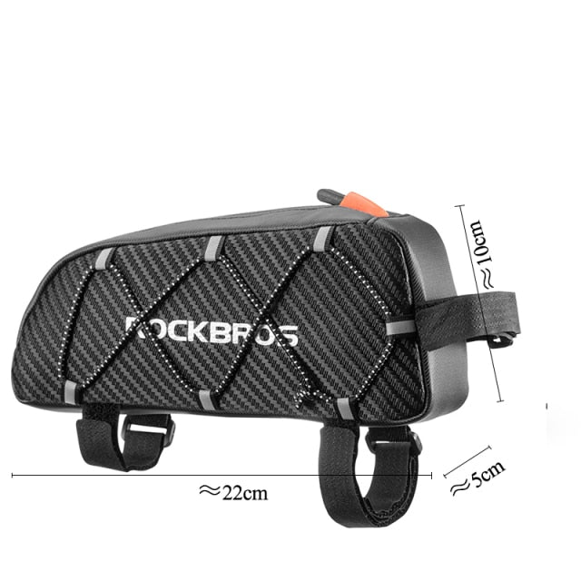 ROCKBROS Cycling Bag Bike Top Tube Bag MTB Road Bicycle Front Frame Tool Bag Aerodynamics Design Bic