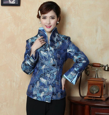 Women Chinese Linen Jacket | Chinese Temple