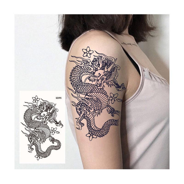 20 cute small dragon tattoos