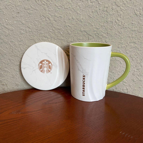 475ml/16oz Marbel Cup & Saucer Set (Starbucks Marble Series 2022 Collection)