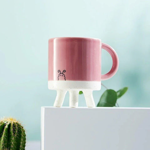 89ml/3oz Fuzzy Caterpillar Ceramic Mug