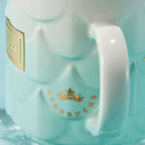 Starbucks 385ml/13oz Anniversary Ocean Blue Gradient Ceramic Mug