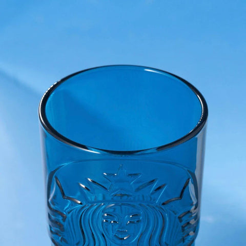 Starbucks 550ml/19oz Blue Mermaid Glass Cup